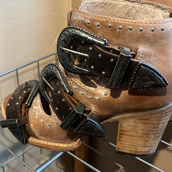 Freebird By Steven Violet Ankle Bootie Sandals - Picture 7 of 10